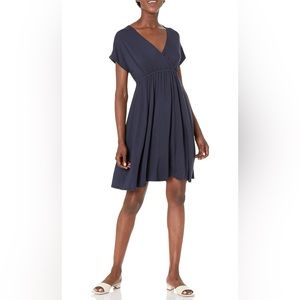 Women’s Surplise Dress, Navy Size Small